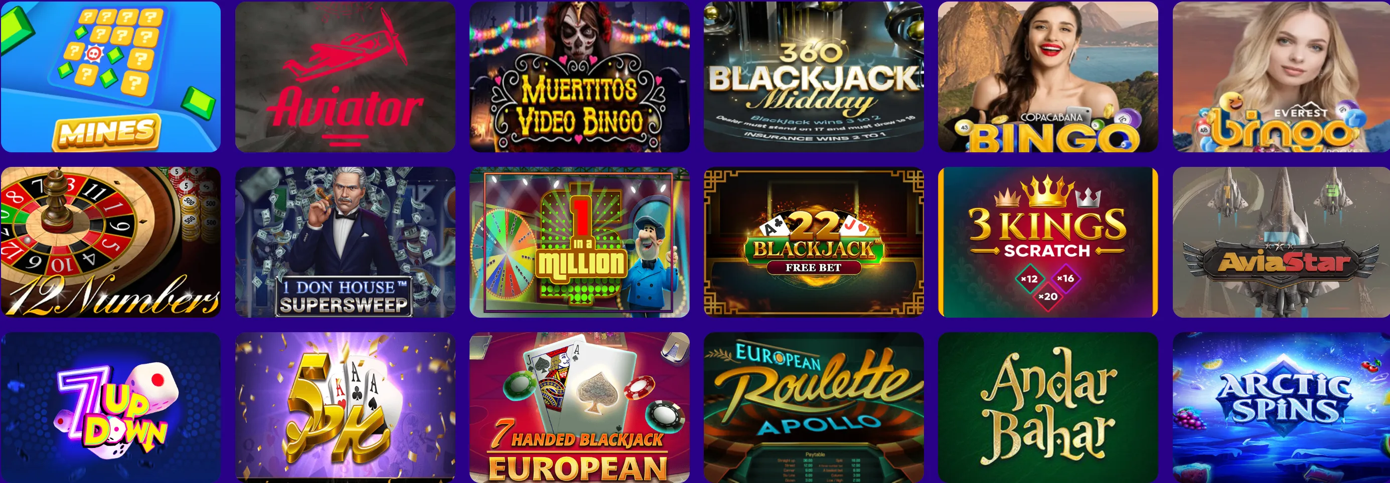 Spellen Betoranje Casino tafelspellen en crash games